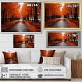 thumbnail image 4 of Designart "Canada Orange Autumn Euphony IV" Trees Wall Art Living Room, 4 of 5