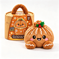 thumbnail image 2 of Plush Dumpling Squishy Toys, Christmas Bao Plush Collection, Adorable Soft Plush Toys, Winter Holiday Collectibles, 2 of 5