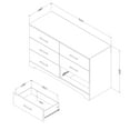 thumbnail image 3 of South Shore Gramercy, Contemporary Dresser,  White, 3 of 8