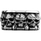 thumbnail image 1 of Anillo de calavera punk, anillo de demonio de círculo completo dominante europeo y americano retro, anillo de cabeza exagerada y fantasma, anillo de metal plateado antiguo (No.7), 1 of 4