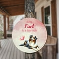 thumbnail image 3 of Every Fart is Love Note Australian Shepherd Guilty Face Happy Valentine's Round Wood Sign Aussie Dog Lover Gifts Hanging Wall Home Decor - 01016, 3 of 5