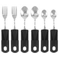 thumbnail image 1 of 2 Sets Elderly Utensils Portable Utensils Anti-shaking Spoons Fork Adaptive Utensils, 1 of 9
