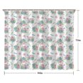 thumbnail image 5 of Pioneer Flower Floral Print Pattern Shower Curtain 84”x72", Bathroom Decorative Shower Curtain Set with 12 Hooks, Waterproof Washable, 5 of 6