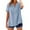 A7-Sky Blue, variant on Embroidered Cotton Linen Shirts Cotton Button Up Shirt Flowy Tunic Button Down Shirts Dressy Casual Loose Floral Womens Boho Tops Tees Shirt Blouse Summer 3/4 Sleeve Boho Tops Office Work Tops