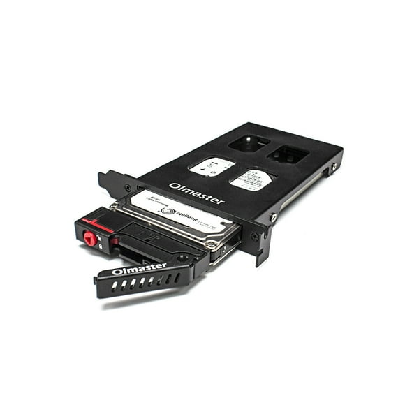 OImaster OImaster 2.5-Inch PCI Slot Metal Enclosure for SATA HDD/SSD with Lockable Design and LED Indicator