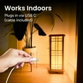 thumbnail image 4 of Techko Solar Zen Lantern – Amber or White Light (24.5"high), 4 of 12