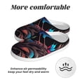 thumbnail image 6 of Lsque Artistic Colorful Bird Pattern Womens Comfort Cotton on Scuff With Memory Foam and Anti-skid Sole Slipper-37/38, 6 of 7