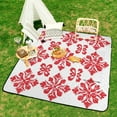 thumbnail image 6 of Bohemian Pattern Outdoor Picnic Blanket, Foldable Waterproof Beach Mat, Portable Beach Blanket for Beach Camping, Hiking, Family Concerts, 6 of 7