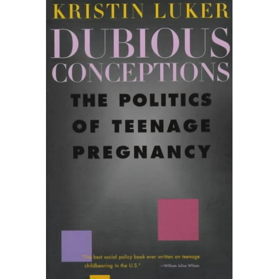 Dubious Conceptions: The Politics of Teenage Pregnancy (Paperback)