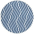 thumbnail image 2 of Addison Rugs Chantille Indoor/Outdoor Transitional Geometric Navy Washable Round Rug, 8' x 8', 2 of 6