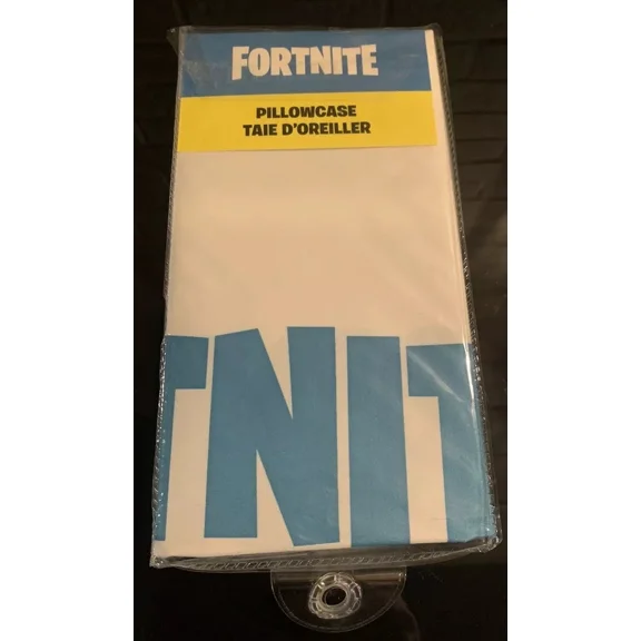Fortnite Standard Pillowcase White Blue Kids Polyester Pillow case (20x30) inch