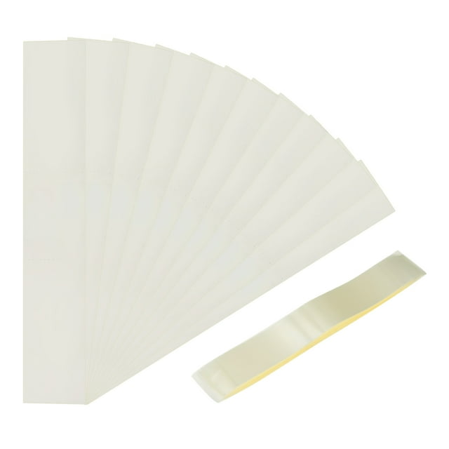 1000 Piezas de Bandas de Encogimiento, Bandas de Encogimiento Transparentes Perforadas de 220*38mm, Bandas de Envoltura Térmica para Botellas