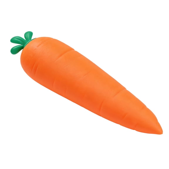 Mini Carrot-Shaped 0.5-Inch Stress Relief Toy Ultra-Compact Portable Squeeze Toy Perfect for Kids, Teens, and Adults Keychain Accessory for On-the-Go Gifting Mini Fidget Toy Carrot Keychain