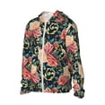 thumbnail image 2 of Fotbe Rose Flowers Men's Women's UPF 50+ Sun Protection Jacket Hooded Cooling Shirt with Pockets Hiking Outdoor Performance-3X-Large, 2 of 9