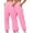 Pink, variant on DeHolifer Women's Sweatpants 2PC High Waisted Workout Active Joggers Pants Baggy Lounge Bottoms Pockets Pants Khaki 2XL