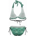 thumbnail image 5 of SKQIT Women Two Piece Bikini Swimsuit Sexy Bathing Suits Halter Triangle Tops String Bikini Sets, 5 of 6