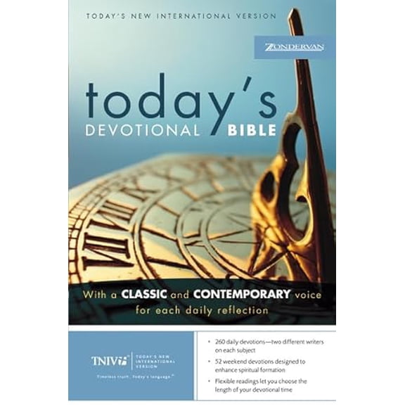 Pre-Owned Todays Devotional Bible: With a Classic And Contemporary Voice for Each Daily Reflection (Hardcover) 0310934532 9780310934530