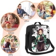 thumbnail image 4 of My Hero Academy Lunch Bag Anime Lunch Tote Bag Reusable Insulated Lunch Box Portable Lunch Bento Box For College Work Office Picnic 10.5*8*4.5 Inch, 4 of 8