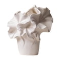thumbnail image 1 of Jarrón de cerámica con flores, jarrón de porcelana esmerilada, arreglo floral decorativo, planta Estilo E, 1 of 9