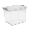 thumbnail image 1 of Sterilite 26L Latch Box - Pink, 1 of 4