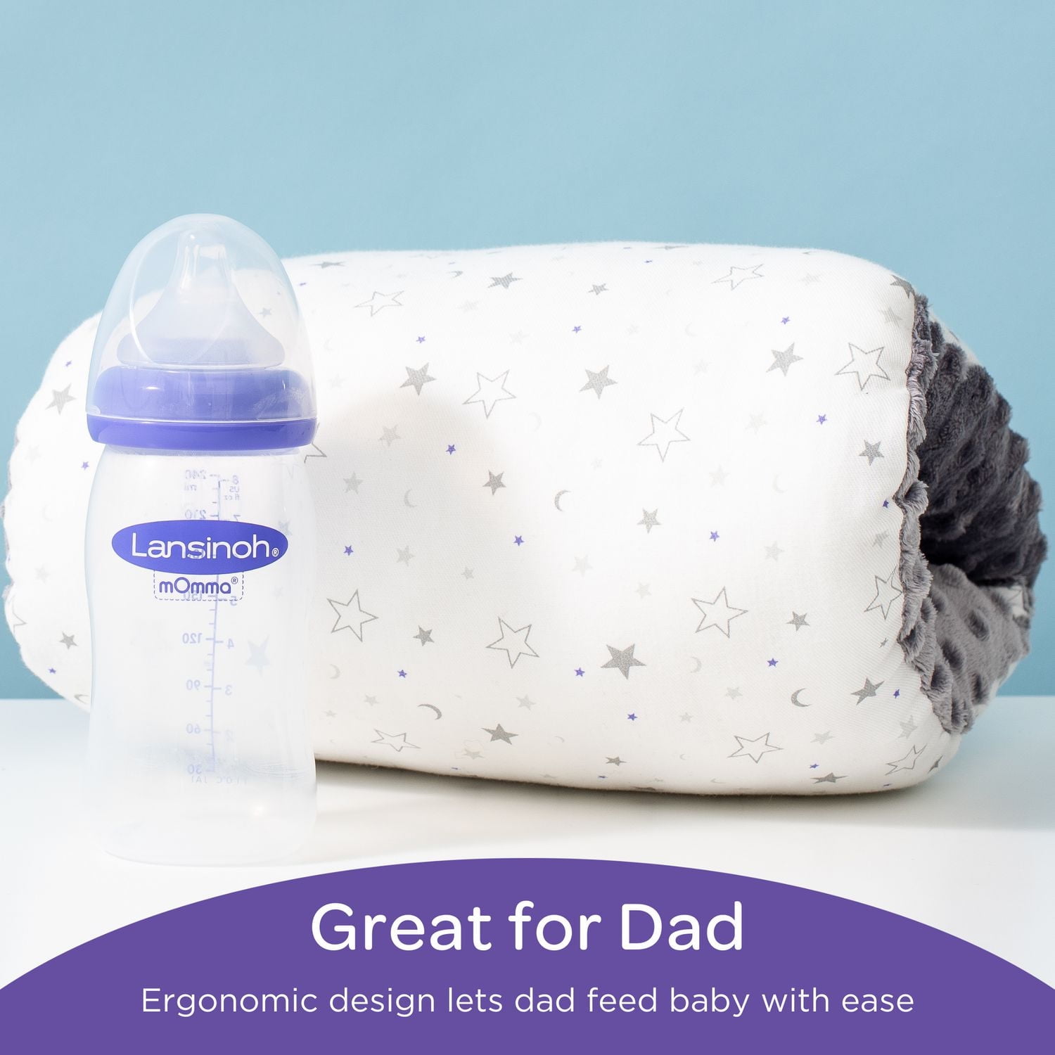 Lansinoh Nursie Breastfeeding Pillow for Babies from C-Sections