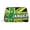 Gold, variant on Leather Makeup Brush Bag With Zipper Jamaica Jamaican Kingdom Flag Portable Travel Cosmetic Organizer Case For Daily Work Essentials Gold