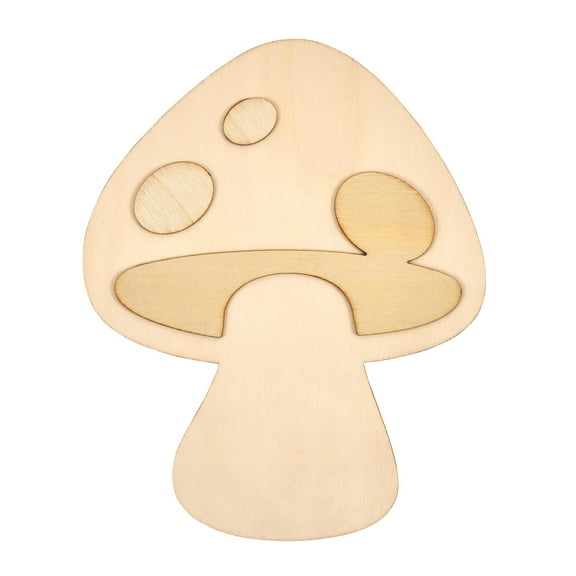 Hello Hobby 7" Wood Shape, Mushroom