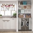 thumbnail image 5 of LALILO Kitchen Curtains and Valances Set of 3 36" Watercolor Window Treatment Tiers for Window Decor, 5 of 5