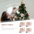 thumbnail image 5 of Raindrops Train Decorations Rose Gold Plastic 4Pcs 2.4x1x1.6in, 5 of 8