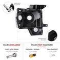 thumbnail image 3 of VIPMOTOZ Black Housing OE-Style Headlight Headlamp Assembly For 2009-2014 Ford F150 Pickup Truck Halogen Model - LED Low Beam, Driver & Passenger Side, 3 of 8