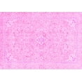 thumbnail image 1 of Ahgly Company Indoor Rectangle Abstract Pink Modern Area Rugs, 2' x 4', 1 of 4