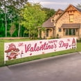 thumbnail image 5 of Dienrx Valentine's Day Yard Banner for Outdoor Indoor Party Decoration, Washable Festive Background Cloth for Wall Garage Door Decor, 5 of 7