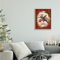 thumbnail image 2 of Stupell Indtries Merry Chris-Moose Holiday Wreath Rtic Animal Pun Canvas Wall Art, 24 x 30, Design by Zirk Design, 2 of 7