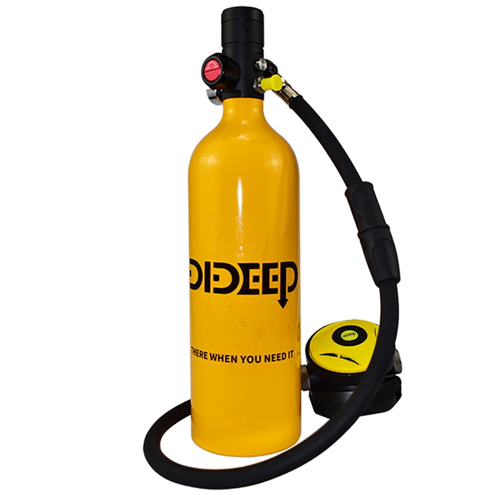 ActFu DIDEEP 1000ml Portable Snorkeling Diving Equipment Oxygen Tank Gas Cylinder