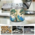 thumbnail image 6 of Yayeee Ashtray with Lid for Cigarette Smokeless Stainless Steel Home Ash Holder, Large Pine Tree, 6 of 7