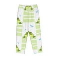 thumbnail image 4 of Xecao Frogs and Dragonflies Women's Straight Lounge Pajama Pants: The Epitome of Relaxed Sleepwear, 4 of 9