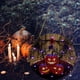 thumbnail image 5 of 2 piezas / pieza de Halloween cartel colgante decoración de pared de puerta del partido en casa, 5 of 9