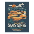thumbnail image 2 of Colorado, Great Sand Dunes National Park and Preserve, Distressed (1000 Piece Puzzle, Size 19x27, Challenging Jigsaw Puzzle for Adults and Family, Made in USA), 2 of 4