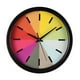 thumbnail image 1 of Reloj Reloj de Pared Redondo Arco Iris Silent Sweep Home Kitchen Office AHeartcove SZ221208-0298JD, 1 of 4