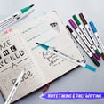 thumbnail image 2 of Markers for Adult Coloring, 24 Colors Dual Brush Markers Pens, Dual Tip Fine Point Art Markers, 2 of 8