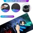 thumbnail image 4 of Extra Large Gaming Mouse Pad Custom Mousepad with Non-Slip Rubber Base,Stitched Edges Mouse Mat,Washable Desk Pad,Portable Computer Keyboard & Mice Combo Pads 31.5x15.7 Inch, 4 of 5