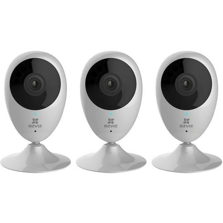 EZVIZ EZMINO Mini O 720p WiFi Indoor Camera, 3-Pack