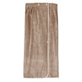 thumbnail image 2 of Women's Coffee-Colored Spa Towel Wrap - Lightweight, Quick-Dry Bathrobe for Beach & Pool | Soft Polyester, Full Length Adjustable Wrap, 2 of 6