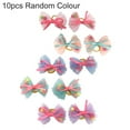 thumbnail image 2 of leaveforme 10Pcs Pet Hair Band Adorable Pet Grooming Elastic Pet Dogs Hair Bow Tie for Festival, 2 of 8