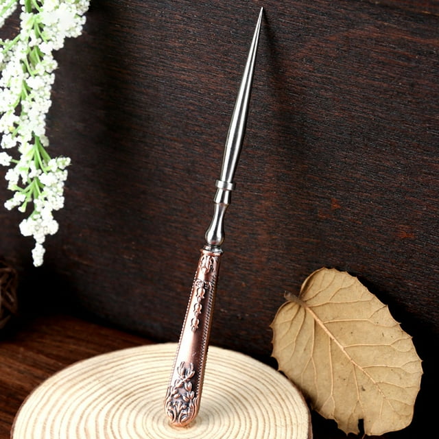 BUYISI 1Pc High-Quality Vintage Sewing Awl For Diy Crafts - Essential Tool For Punching Copper