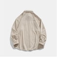 thumbnail image 3 of Snorda Chemise Blouse Homme Décontractée Mode Col Rabattu à Boutons Manches Longues, 3 of 3