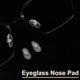 thumbnail image 6 of HBMYN 25 Pairs Eyeglass Nose Pads,Soft Silicone Nose Pads for Glasses,Screw-On Nosepads with Fixing Tools,Pressure-Free Anti Slip Eyeglass Nose Pads for Glass, 6 of 7
