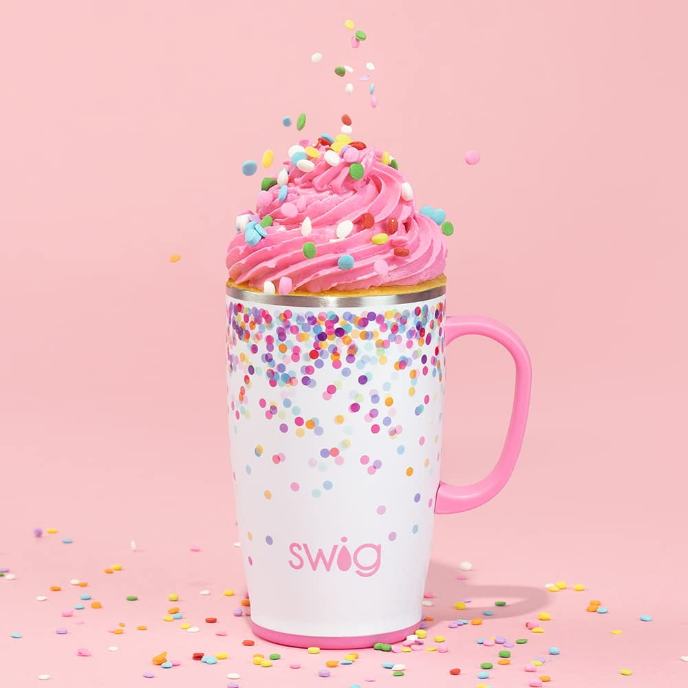 Swig Life 18oz Travel Mug |Discontinued Prints | Insulated Tumbler with  Handle and Lid, Cup Holder F…See more Swig Life 18oz Travel Mug  |Discontinued