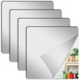 thumbnail image 2 of 4 Pcs 8 x 8 Inch Self Adhesive Acrylic Square Mirror and 4 Pcs 6 x 9 in Full Length Wall Mirror Tiles, 2 of 5