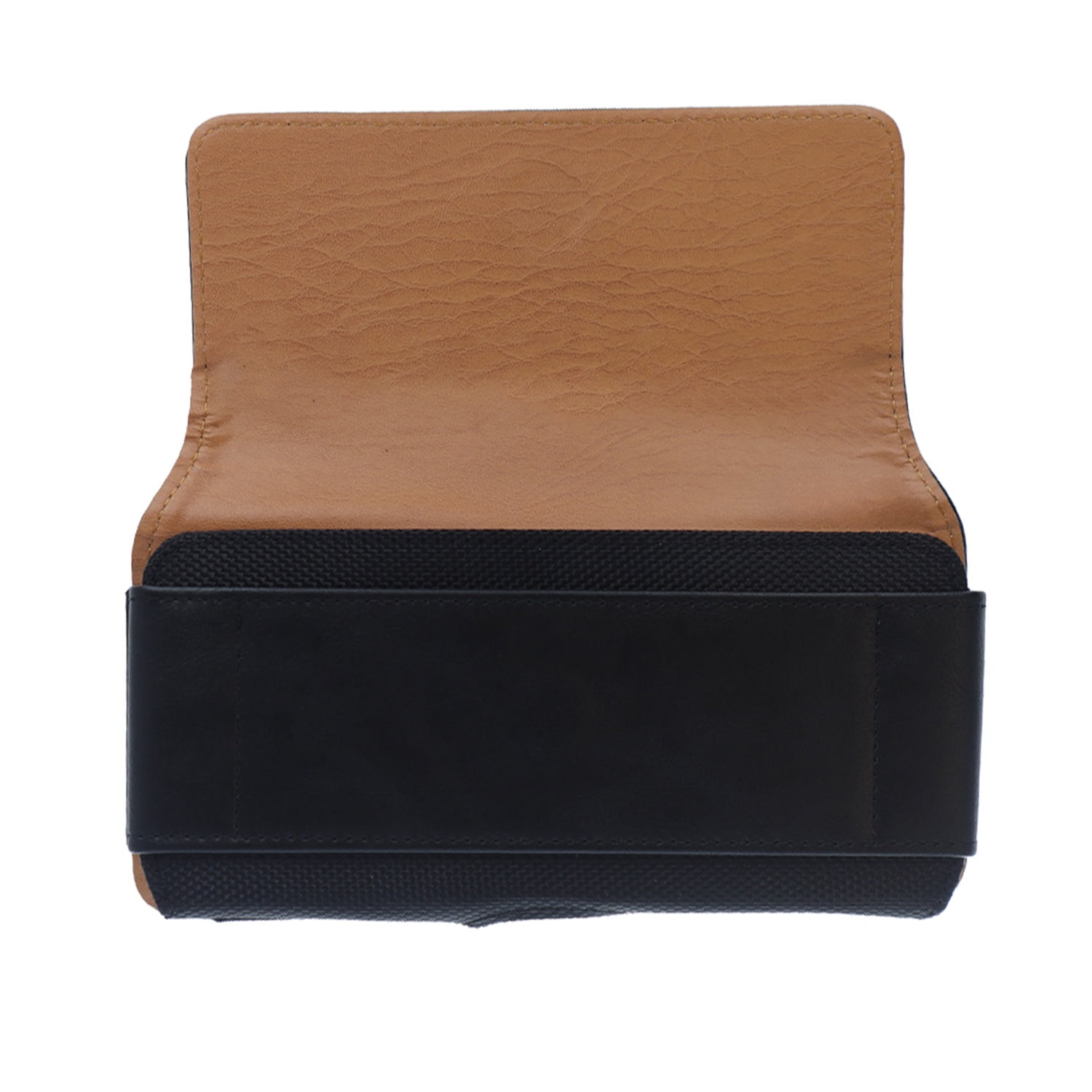 EVO 5.5 Inch Textured Leather Belt Pouch Horizontal Design -